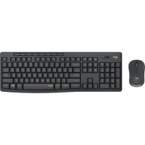 LOGITECH BUNDLE TASTIERA WIRELESS+MOUSE DESKTOP MK295 SILENT COMBO, USB, LAYOUT ITA, COLORE GRAFITE