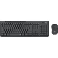 LOGITECH BUNDLE TASTIERA WIRELESS+MOUSE DESKTOP MK295 SILENT COMBO, USB, LAYOUT ITA, COLORE GRAFITE