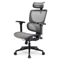 SHARKOON SEDIA OFFICE FABRIC SEAT BASE 4D ARMREST 5 HEIGHTS ADJUSTABLE  MAX WEIGHT CAPACITY 150KG