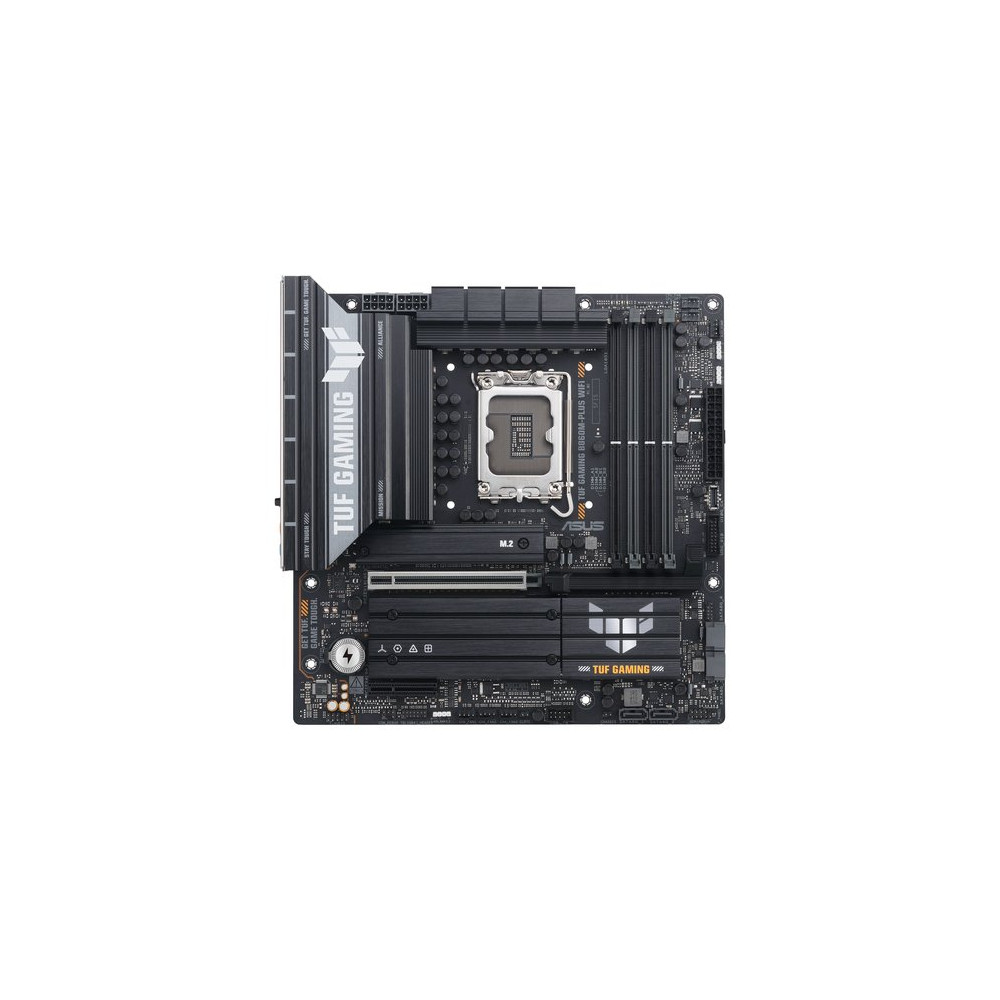 ASUS MB INTEL TUF GAMING B860M-PLUS WIFI, m-ATX, LGA 1851, DDR5, 1PCI-Ex16, 4DIMM, HDMI/DP, 3M2/4SAT