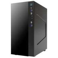 ITEK CASE SMALLCOM-G - MINI TOWER,  MATX, 2XUSB3, 2XUSB2, GLOSSY