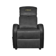 NOUA POLTRONA SOFA GAMING, ARES ROYAL GOLD SCHIENALE RECLINABILE CON POGGIAPIEDI