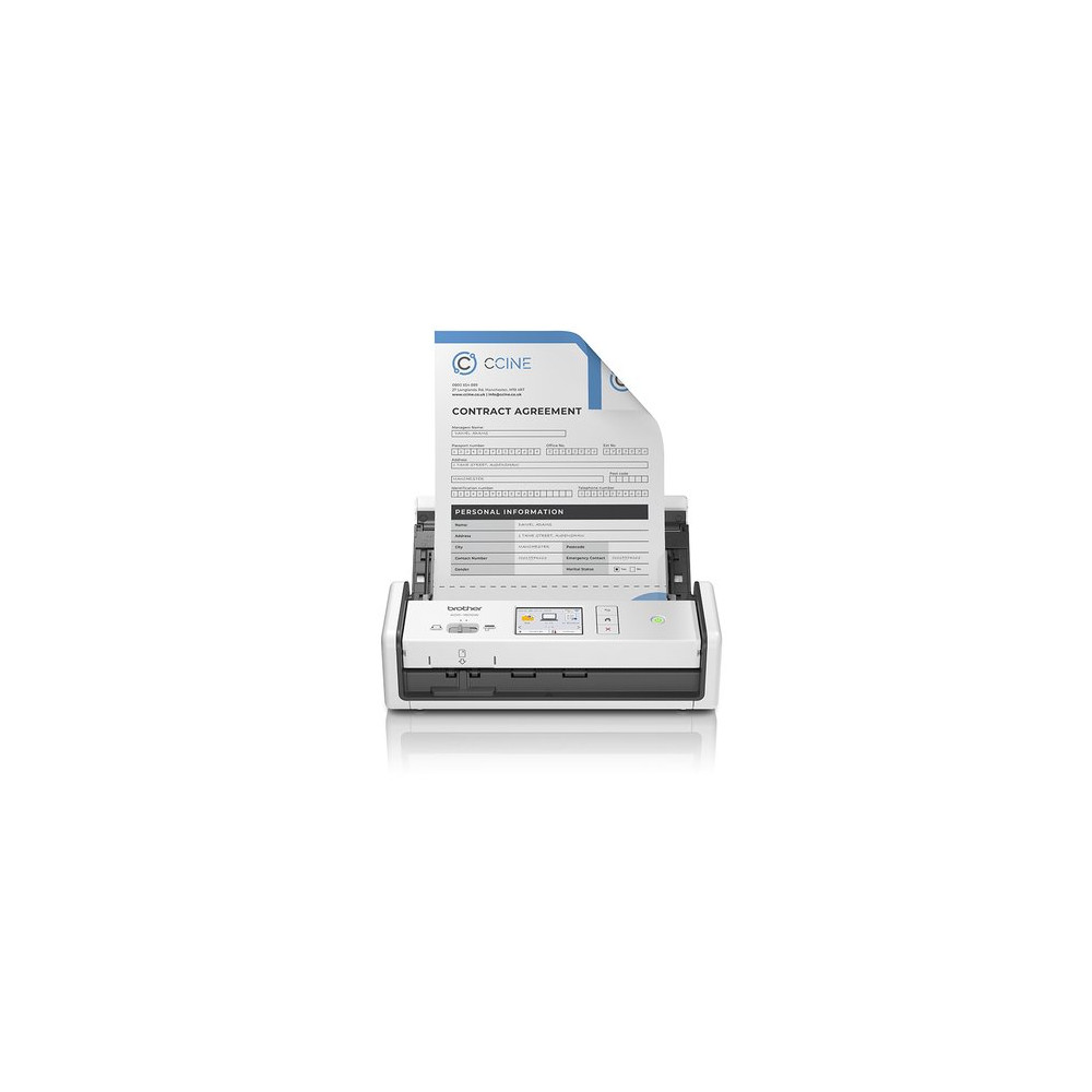 BROTHER SCANNER DOCUMENTALE ADS-1800W, A4, ADF, FRONTE / RETRO, PORTATILE, WIRELESS, USB