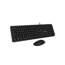 VULTECH TASTIERA E MOUSE BUNDLE, CON FILO USB, 2000DPI