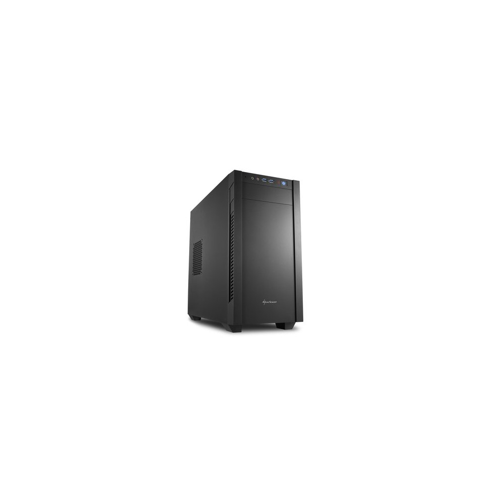SHARKOON CASE S1000 MINI TOWER MICRO-ATX/MINI ITX, 4 SLOT, 2XUSB 3,0, 1X120 FRON 1X120 REAR, COLORE NERO
