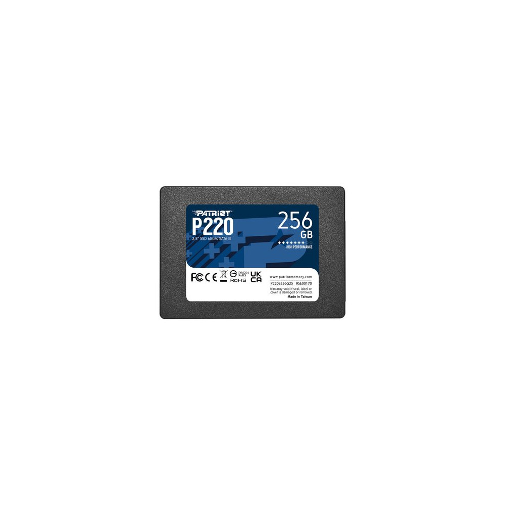 PATRIOT SSD INTERNO P220 256GB 2,5" SATA 6GB/S R/W 500/490