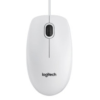 LOGITECH MOUSE OTTICO USB B100 BIANCO RETAIL, 800 DPI