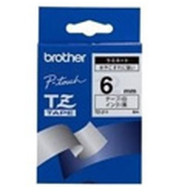 BROTHER NASTRO LAMINATO DA 6 MM (8 M) NERO/BIANCO