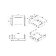ROLINE ALLOGGIO SOTTOSCRIVANIA PER KVM/NUC/MINIPC/APPLE MAC MINI