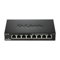 D-LINK SWITCH 8 PORTE 10/100 CASE METALLICO