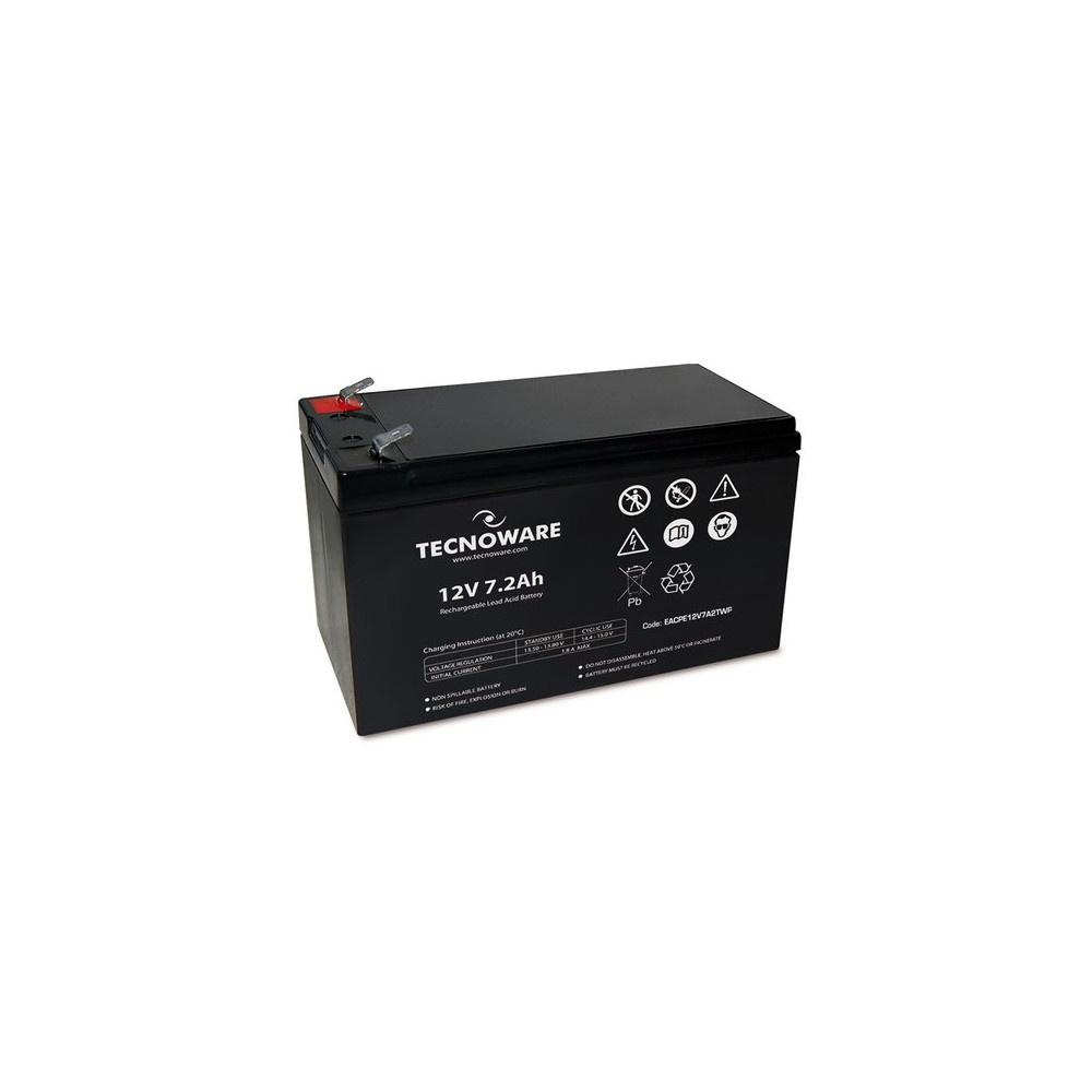 TECNOWARE POWER BATTERY 12V 7,2AH FASTON 6,3 MM