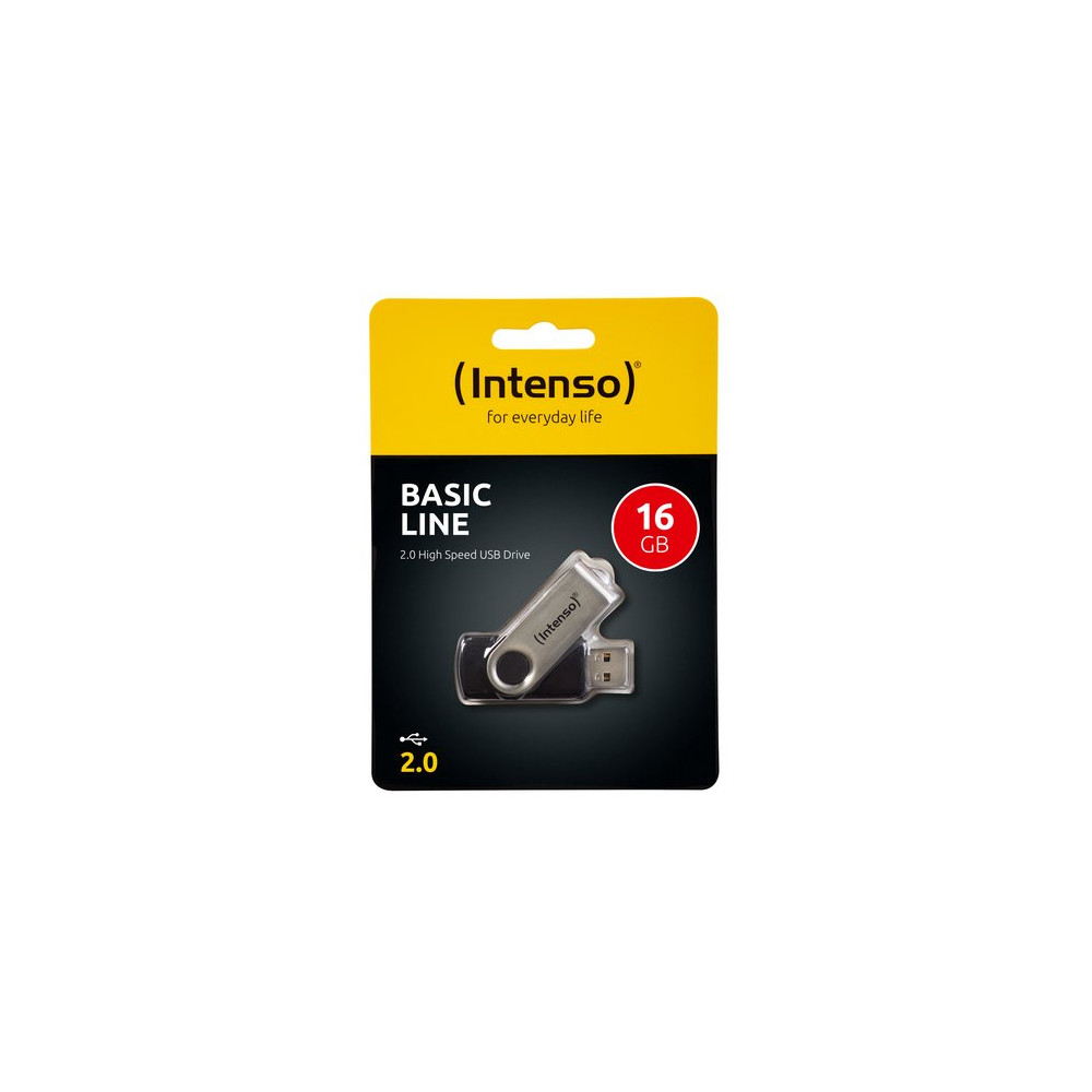 INTENSO PEN DISK 16GB USB 2.0 BASIC LINE BLACK