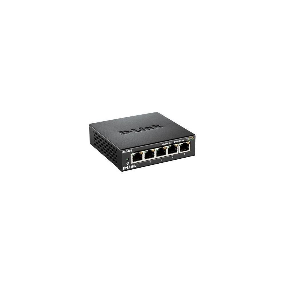 D-LINK SWITCH 5 PORTE GIGABIT CASE METALLICO