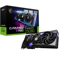 MSI VGA GEFORCE RTX 5080, RTX 5080 16G GAMING TRIO OC, 16GB GDDR7, HDMI/DP*3, ATX, DLSS 4