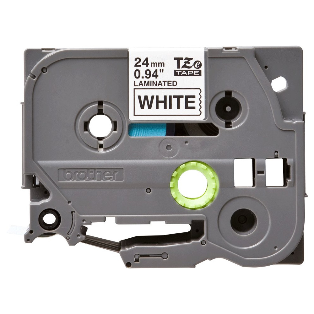 BROTHER NASTRO LAMINATO DA 24MM (8M) NERO/BIANCO