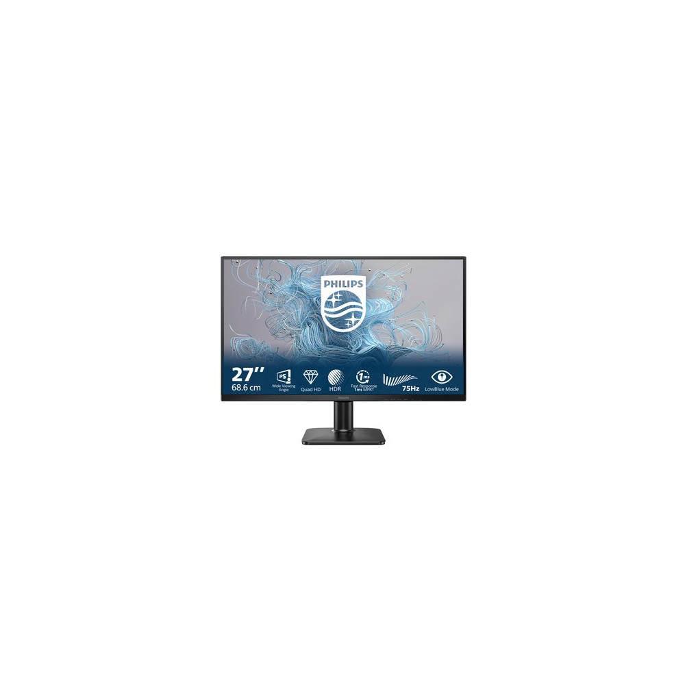 PHILIPS MONITOR 27 LED IPS QHD 16:9 4MS 300 CDM 100hz, DP/HDMI