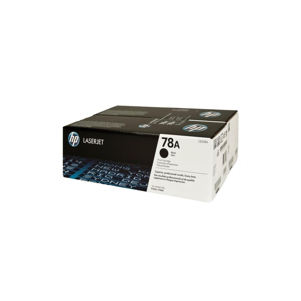 HP TONER NERO CE278A LASERJET SMART PRINT 2100 PAGINE (CONF 2 PZ) 78A