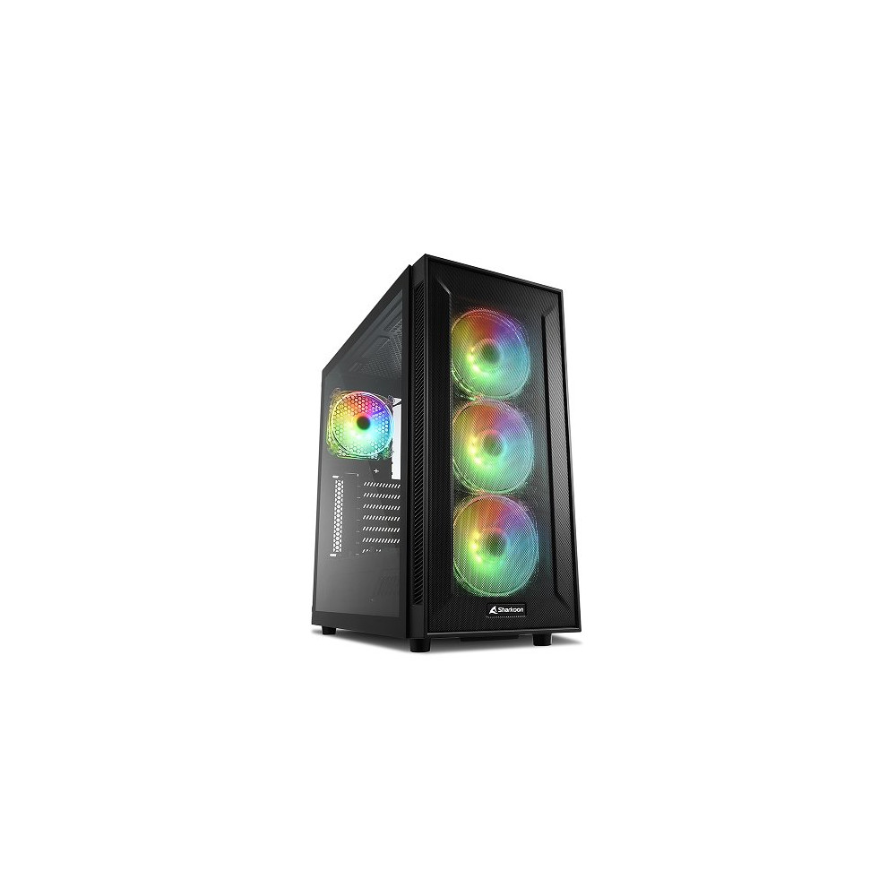 SHARKOON CASE ATX TG6M RGB 2XUSB 2.0, 2XUSB 3.0, VETRO TEMPERATO, 4X 120 ARGB, ARGB CONTROLLER