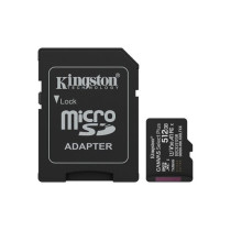 KINGSTON MICRO SDXC 512GB CANVAS SELECT PLUS GEN3 150MB CARD CON ADATTATORE