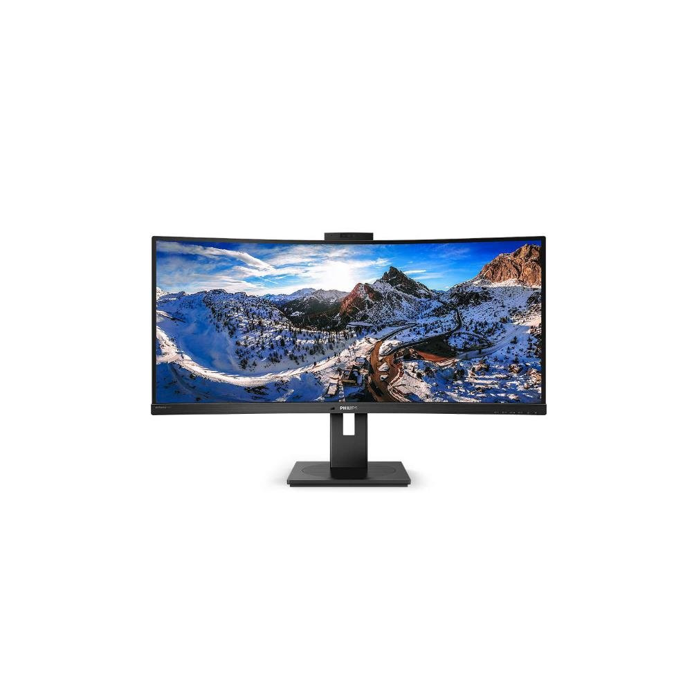 PHILIPS MONITOR CURVO 34 LED VA 21:9 3440X1440 500 CD/M, DP/HDMI, USB-C, WEBCAM, ALTEZZA, MULTIMEDIALE