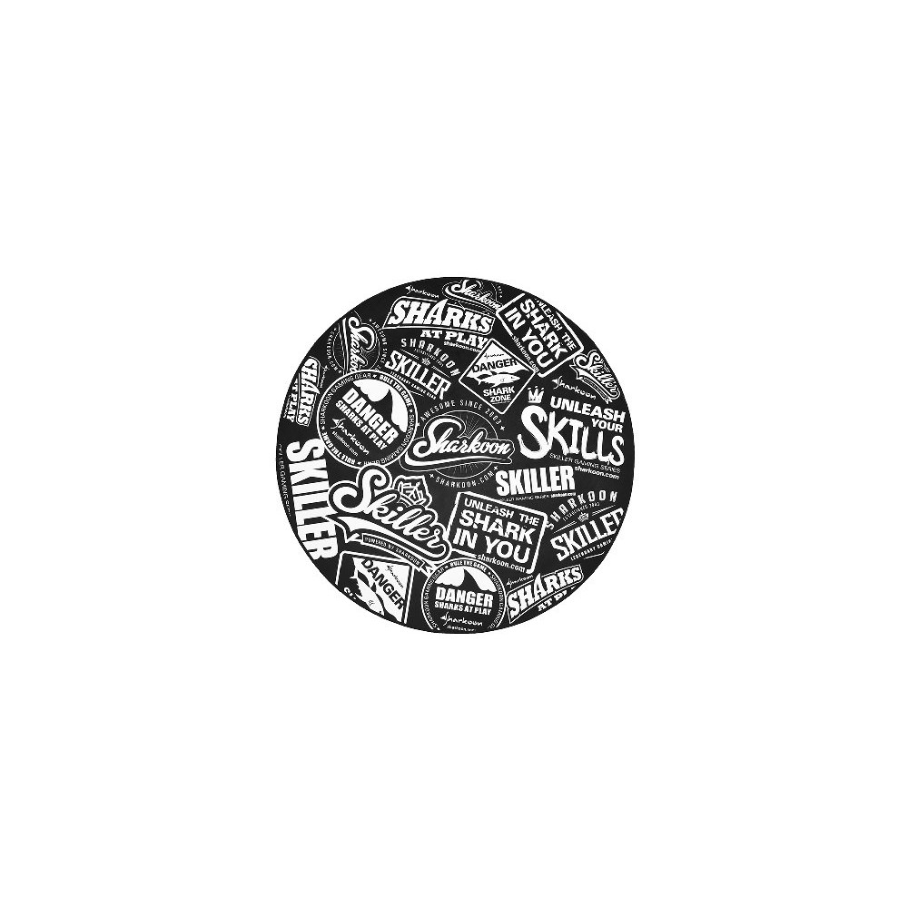 SHARKOON TAPPETO PER SEDIA GAMING SFM10, DIAMETRO 120 CM, SPESSORE 5 MM, BASE ANTISCIVOLO, POLIESTE