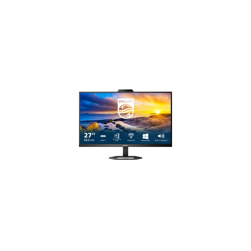 PHILIPS MONITOR 27 LED IPS 16:9 QHD 1MS 300 CDM, HDMI / DP PIVOT, USB-C, WEBCAM, MULTIMEDIALE