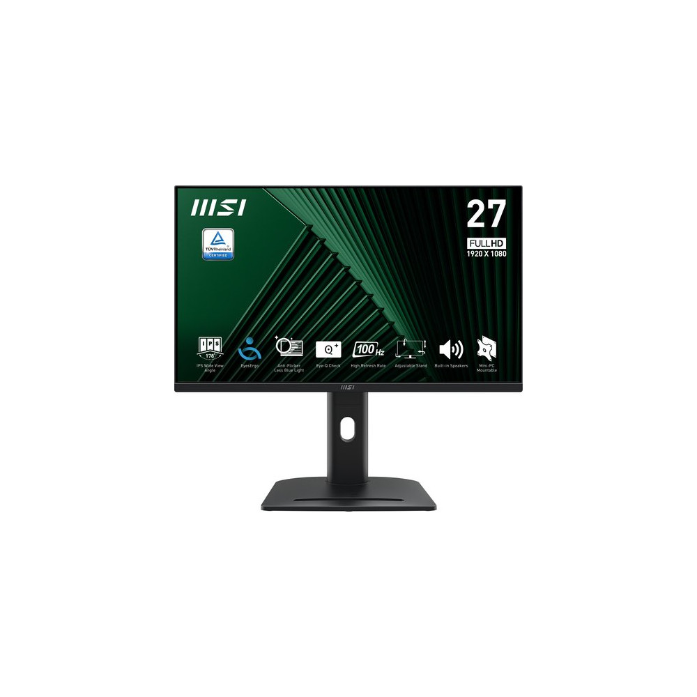 MSI MONITOR 27 LED IPS 16:9 FHD 1MS 100hz, PIVOT, VGA/HDMI, MULTIMEDIALE