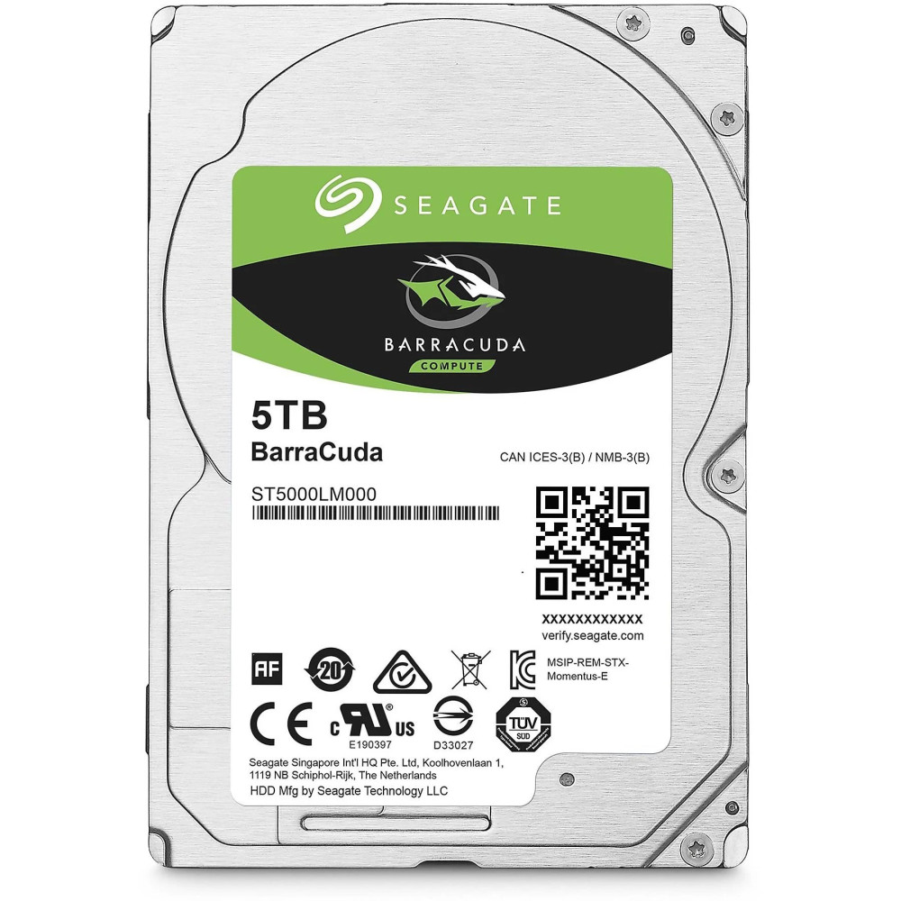 SEAGATE HDD INTERNO BARRACUDA 5TB 2,5 SATA 6GBS 5400RPM 128MB CACHE