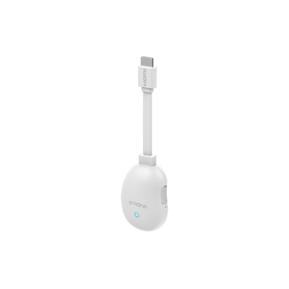 STRONG DONGLE PER GOOGLE TV 4K UHD WIFI 6 ETHERNET PORT REMOTE CONTROL BIANCO