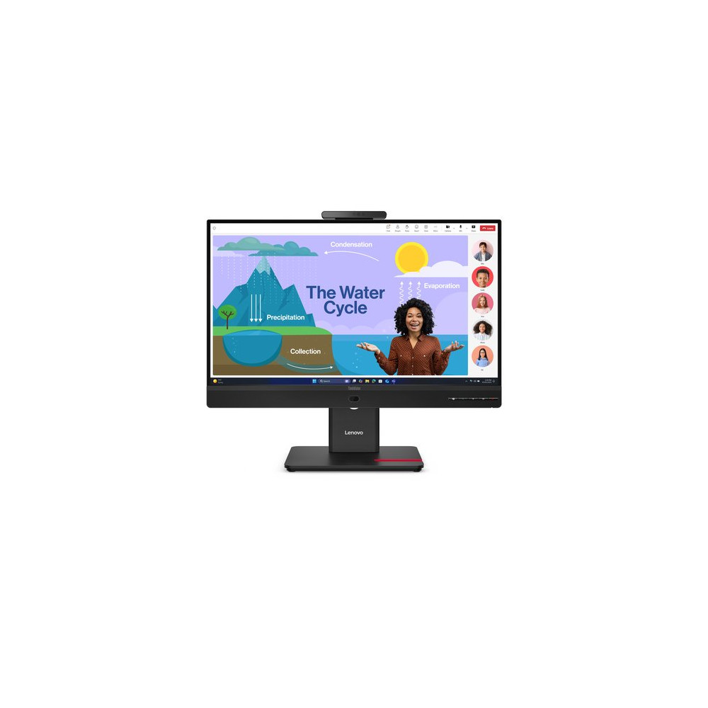 LENOVO MONITOR 23,8 LED IPS 16:9 FHD 6 MS 250 CDM, PIVOT, USB-C DOCK, WEBCAM, DP/HDMI, MULTIMEDIALE, T24D-4v