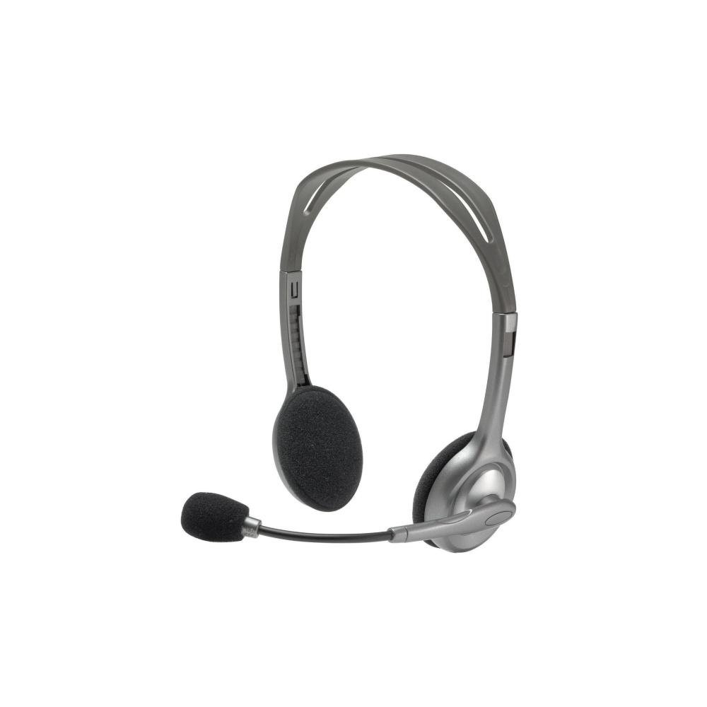 LOGITECH CUFFIE CON MICROFONO H110, JACK 3.5MM