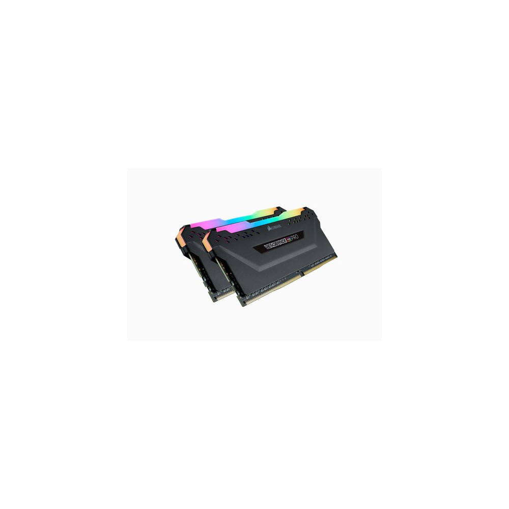 CORSAIR RAM VENGEANCE RGB PRO 32GB 2X16GB DDR4 3200 PC4-25600 C16 1.35V DESKTOP MEMORY - BLACK