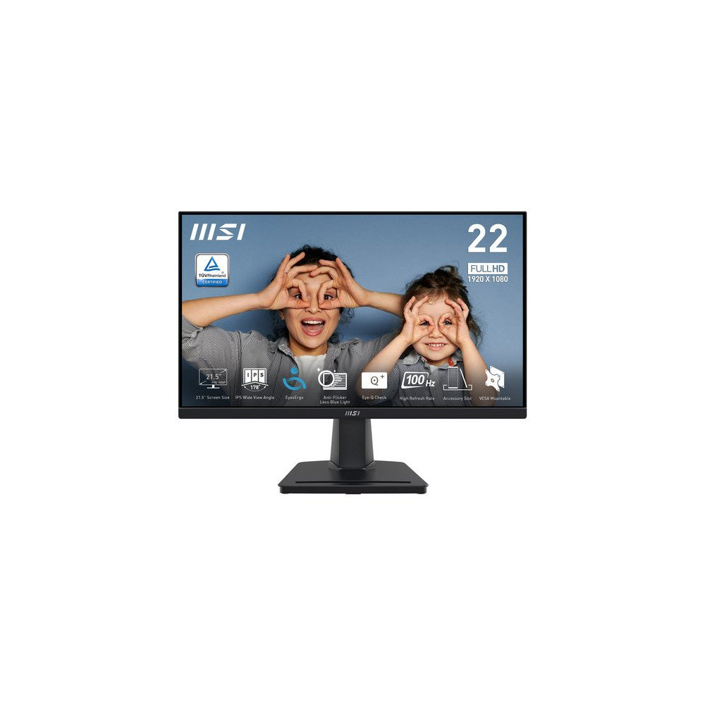 MSI MONITOR 21,5 LED IPS 16:9 FHD 1MS 100HZ 250 CDM, HDMI