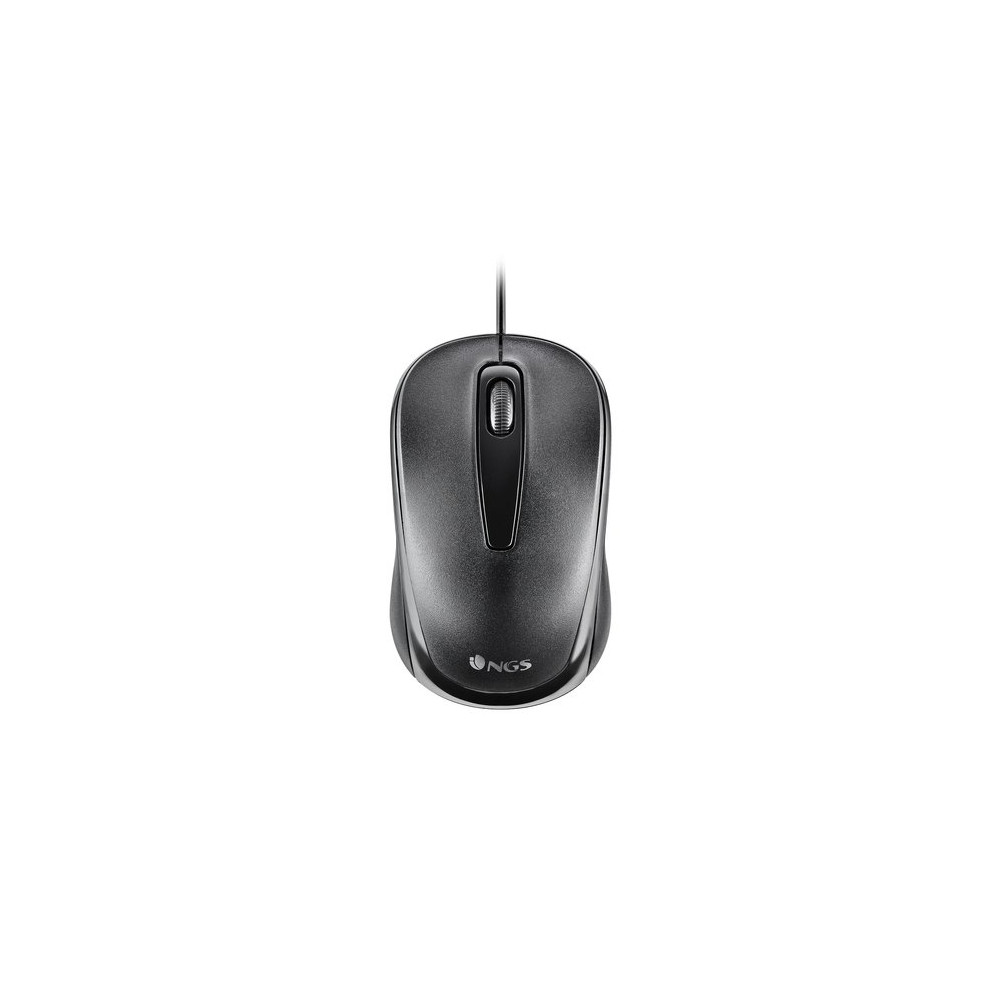 NGS MOUSE OTTICO 1200DPI USB 2 TASTI NERO