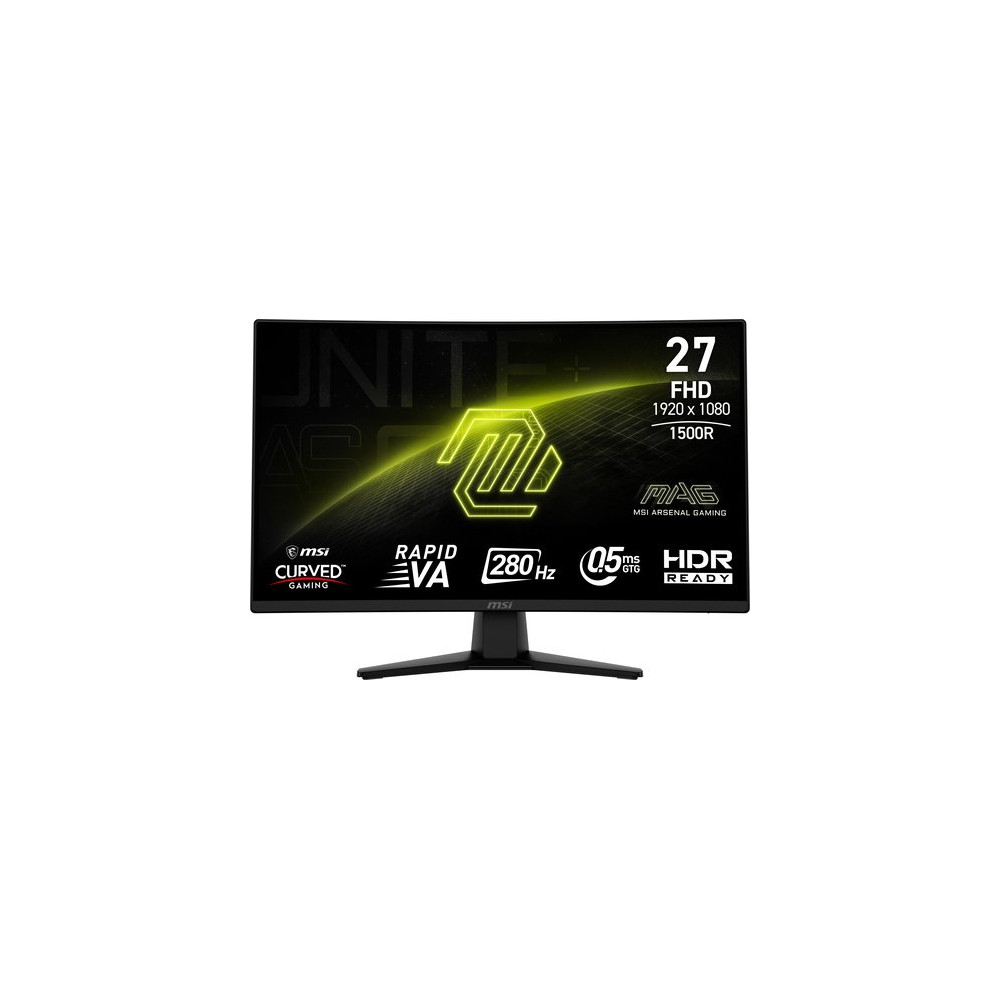 MSI MONITOR GAMING CURVO 27 LED VA FHD 16:9, 1MS 280Hz, DP/HDMI