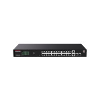IP-COM SWITCH POE MANAGED L2, 28 PORT, 26 POE, 2 SFP