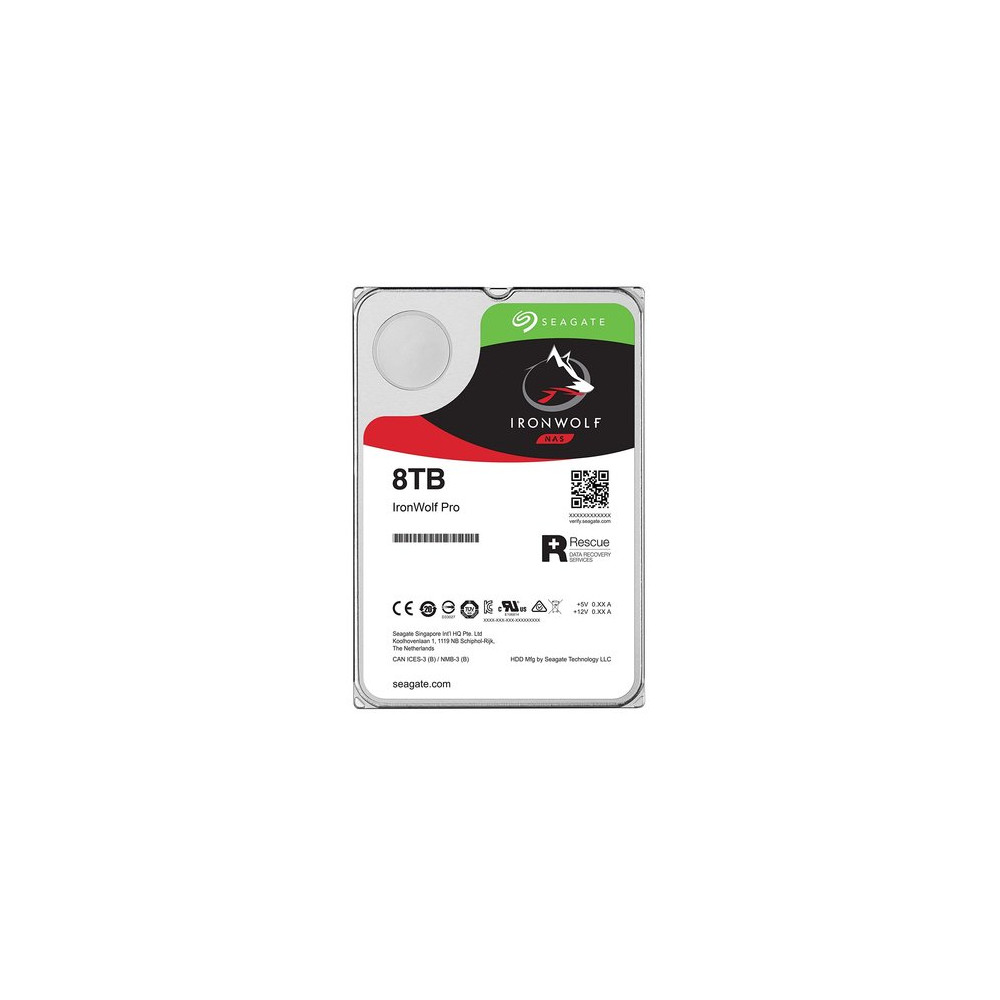 SEAGATE HDD IRONWOLF 8TB 3.5 7200RPM SATA 6GB/S BUFFER 256MB