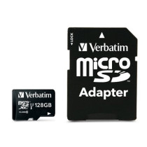 VERBATIM MICRO SDXC 128GB CLASSE 10 + ADATTATORE