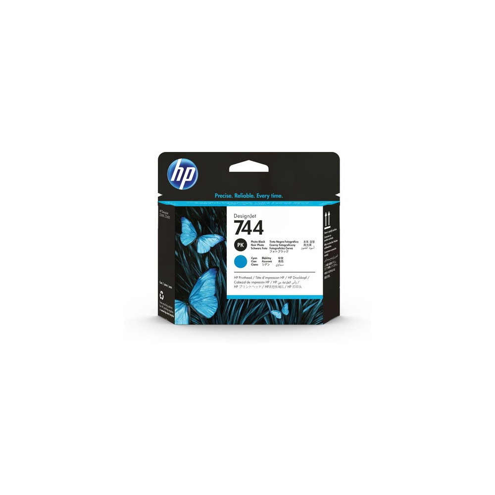 HP CART INK 744 CIANO + NERO FOTO