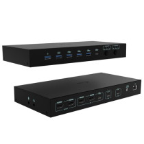 I-TEC DOCKING STATION USB-C KVM PER 3 HOSTS, DUAL DISPLAY, POWER DELIVERY 1X 92W/2X 65W