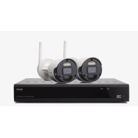ISIWI KIT WIRELESS CONNECT AIR2 ISW-K2N8BFBTA4MP-2 GEN1 NVR 8 CANALI + 2 TELECAMERE  A BATTERIA DA 8