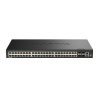 D-LINK SWITCH 52-PORT GIGABIT STACKABLE POE+ SMART MANAGED  SWITCH WITH 4 X 10G SFP+ PORTS