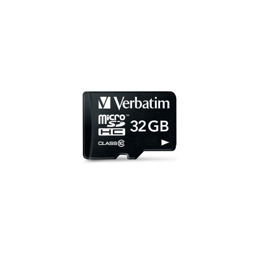 VERBATIM MICRO SDHC 32GB CLASSE 10 + ADATTATORE