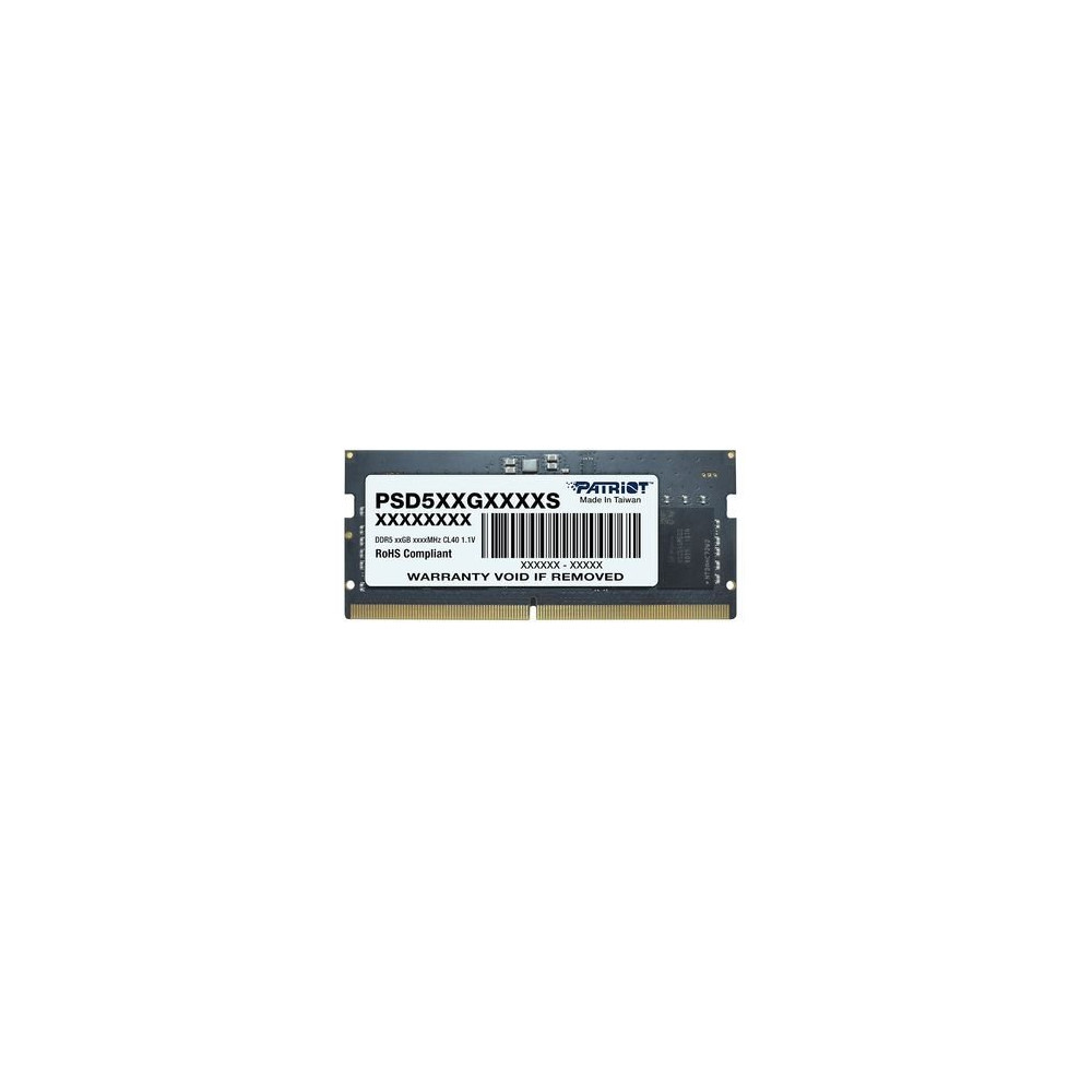 PATRIOT RAM 8GB DIMM DDR5 5200MHz 1Gx16
