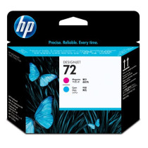 HP TESTINA MAGENTA E CIANO N 72 PER DESIGNJET T1100