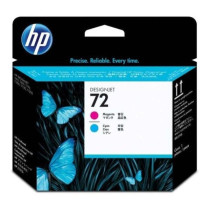 HP TESTINA MAGENTA E CIANO N 72 PER DESIGNJET T1100