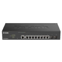 D-LINK SWITCH 8 PORTE GIGABIT MANAGED INCL. 2 X SFP