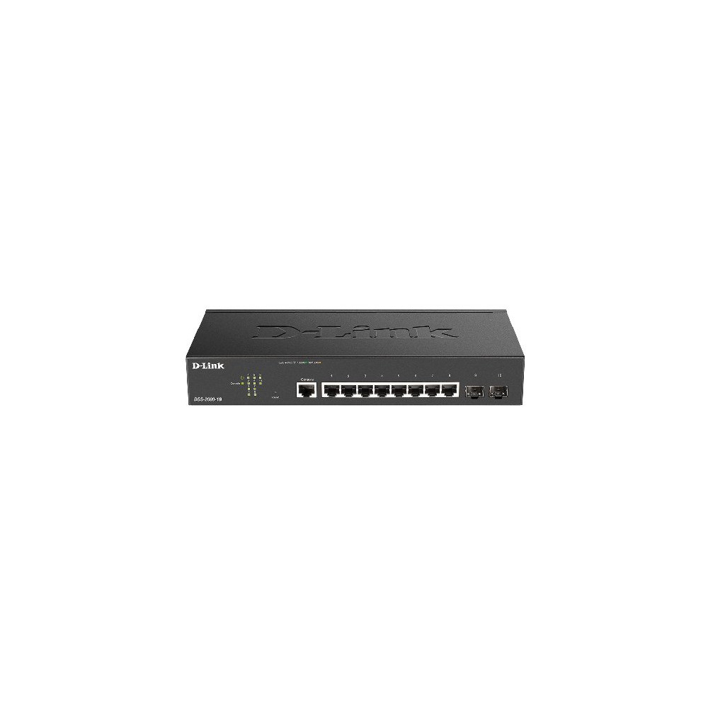 D-LINK SWITCH 8 PORTE GIGABIT MANAGED INCL. 2 X SFP