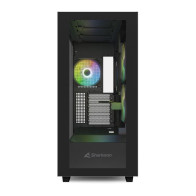 SHARKOON CASE REBEL C60 RGB BLACK ATX 2x U3, 1x Type-C,TRRS, 2x Tempered Glass, 4x 120 ARGB PWM, ARG