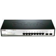D-LINK SWITCH 8 PORTE GIGABIT + 2 PORTE SFP SMART+